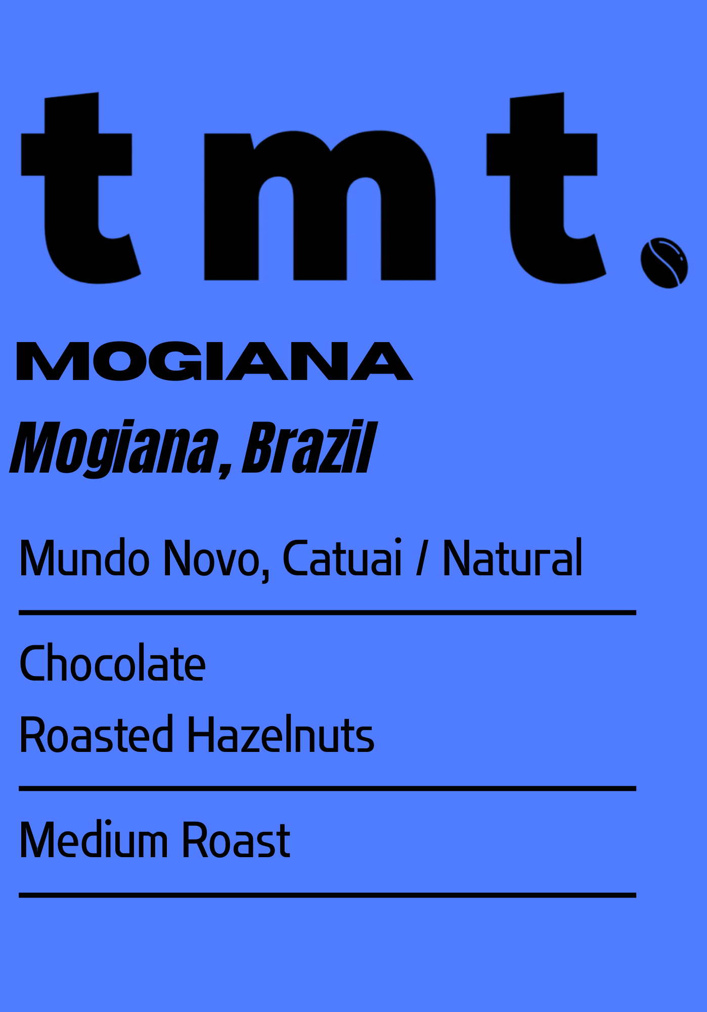 Brazil Mogiana coffee bag
